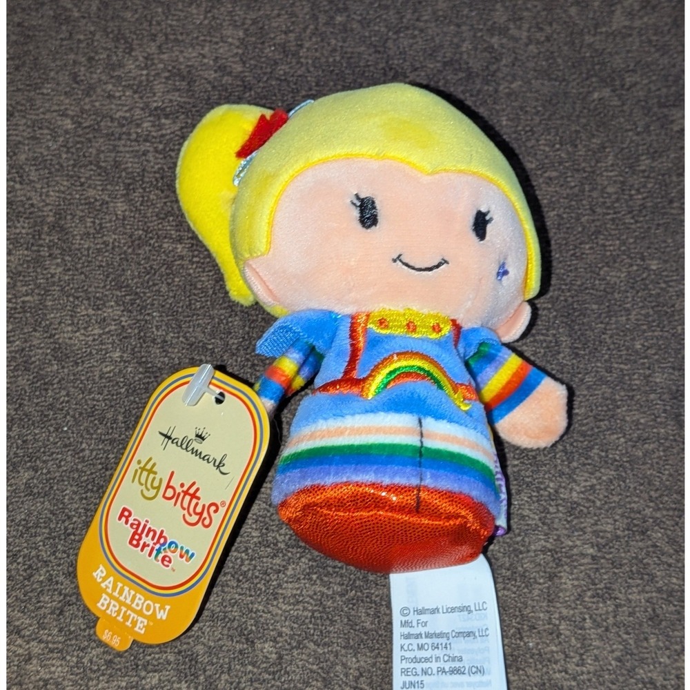 Hallmark Itty Bittys Rainbow Brite Plush Miniature Stuffed Toy 2015 NWT